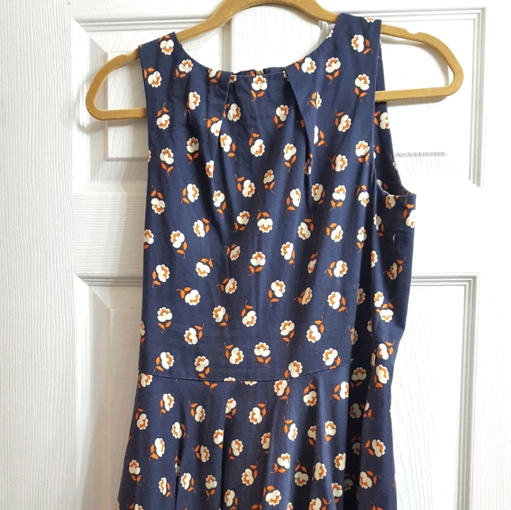 Floral Navy Dress